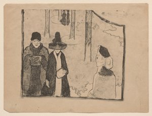 Procházka od Emile Bernard