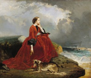 Císařovna Eugenie 1826-1920 v Biarritz. od Emile Defonds
