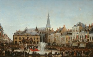 Ceremonie inaugurace vody Lys v Tourcoing v roce 1863, 1864