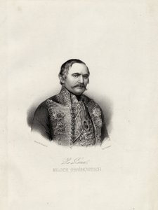 Milo Obrenovic I 1780-1860, kníže srbský, kolem 1838