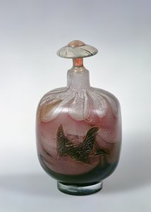 Láhev a zátka, cca 1900 od Emile Galle