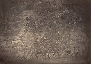 Basreliéf ve Velké galerii pagody, 1866. od Emile Gsell