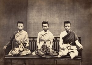 Manželky prince Phra-Kéo-Pha, 1866. od Emile Gsell