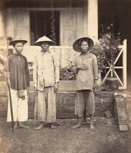 Vězni vedení Mata, Cochinchina, 1866. od Emile Gsell