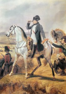 Detail Napoleona z bitvy u Wagramu, 6. července 1809, 1836 od Emile Jean Horace Vernet