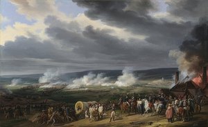 Bitva u Jemappes. 1821 od Emile Jean Horace Vernet