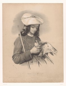 Pastýř z Pyrenejí se sokolem v rukou Pâtre des Pyrenees (Ossun) (název na objektu) Studie vybraných umělců (název série) Etudes choisies (název série na objektu)