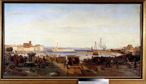 Přístav La Ciotat Obraz Emile Loubon