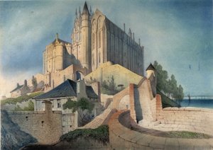 Opatství Mont Saint Michel - od Emila Sagota, Musée d