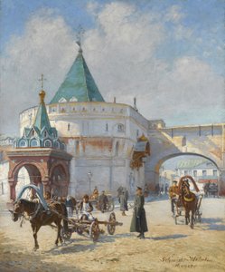 Pohled na Moskvu od Émile Schmidt Wehrlin