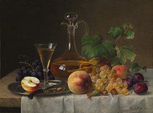 Zátiší s ovocem, 1873.