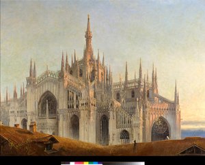 Quasi aurora consurgens Rodící se úsvit (Dawn) Obraz od Emilia Magistrettiho (1851-1936) 1921 Soukromá sbírka od Emilio Magistretti