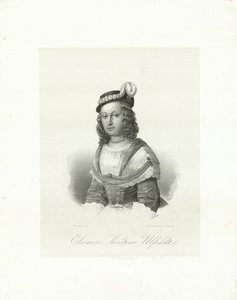 Leonora Christina, hraběnka Ulfeldt 1621-1698, 1847. od Emilius Ditlev Baerentzen