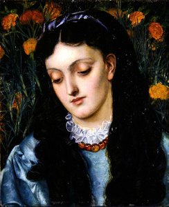 La Belle Jaune Giroflee (olej na desce)
