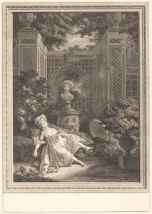 Poledne od Emmanuel Jean Nepomucène de Ghendt after Pierre Antoine Baudouin