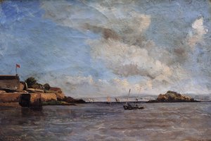 Douarnenez, námořník, srpen 1865 (olej na plátně) od Emmanuel Lansyer