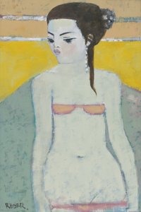 Michela Again (olej na palubě) od Endre Roder