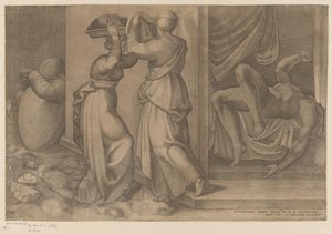 Judith v Holofernes od Enea Vico