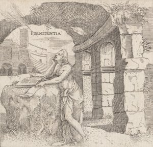 Penitence Penitence, ca. 1545-50. od Enea Vico