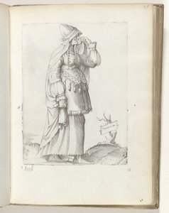 Tartara (titul na objektu) Tartaarse vrouw, ca. 1550 Postoje různých národů našeho věku (název série)