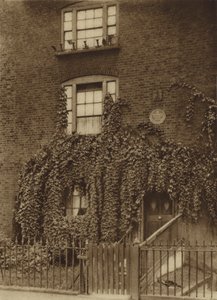 23 Hercules Road, Lambeth, domov Williama Blakea v letech 1793 až 1796 (černobílá fotografie) od English Photographer