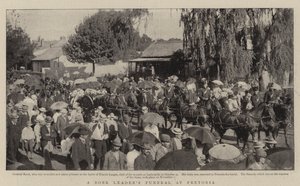 Pohřeb búrských vůdců v Pretorii od English Photographer