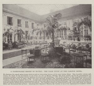 Moderní letovisko současnosti, Palm Court v hotelu Carlton od English Photographer