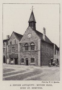 Židovský starověk, Moyses Hall, Bury St Edmunds od English Photographer