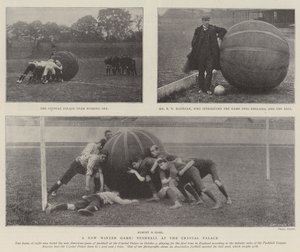 Nová zimní hra, Pushball v Crystal Palace od English Photographer