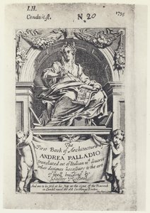 A Palladio, The First Book of Architecture, Tr G Richards 1668 (čb foto) od English Photographer