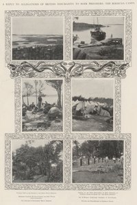 Odpověď na obvinění z britské nelidskosti vůči búrským vězňům, bermudské tábory