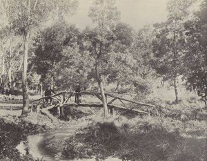 Rustikální most, vodní rezervace Ballarat od English Photographer