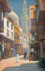 Ulice v Káhiře, Egypt (barevné foto) od English Photographer