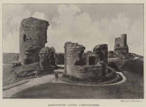 Hrad Aberystwyth, Cardiganshire od English Photographer