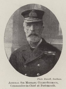 Admirál Sir Michael Culme-Seymour, vrchní velitel v Portsmouthu od English Photographer