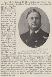 Admirál Sir R More-Molyneux, nový prezident Royal Naval College od English Photographer