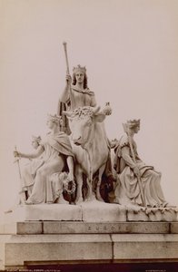 Albert Memorial, South Kensington, Londýn od English Photographer