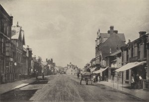 Aldeburgh, High Street (černobílá fotografie) od English Photographer
