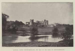 Hrad Alnwick, Northumberland, sídlo vévody z Northumberlandu od English Photographer