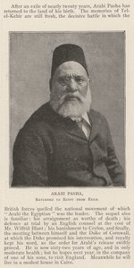 Arabi Pasha, se vrátil do Egypta z exilu od English Photographer