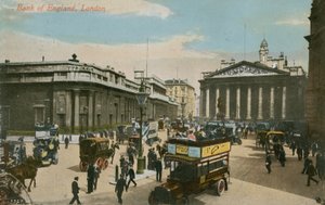 Bank of England, Londýn. Pohlednice odeslaná v roce 1913. od English Photographer
