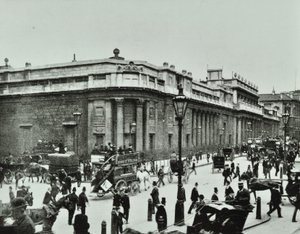 Bank of England, Threadneedle Street, City of London, 1890 od English Photographer