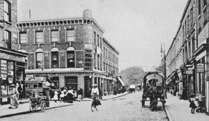 Barn Tavern, Highbury, kolem roku 1900 od English Photographer