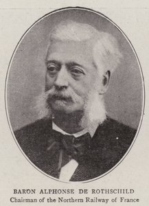 Baron Alphonse de Rothschild od English Photographer