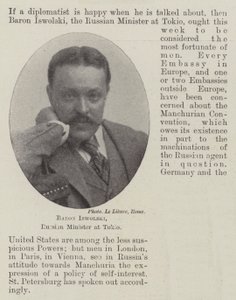 Baron Iswolski, ruský ministr v Tokiu od English Photographer