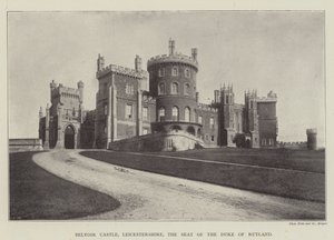 Hrad Belvoir, Leicestershire, sídlo vévody z Rutlandu od English Photographer