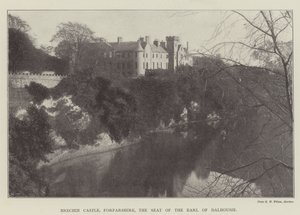 Hrad Brechin, Forfarshire, sídlo hraběte z Dalhousie od English Photographer