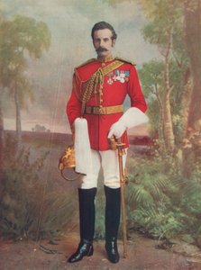 Brigádní generál Douglas M. B. H., hrabě z Dundonaldu. Velení jízdní brigádě v Jižní Africe od English Photographer