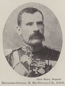 Brigádní generál H MacDonald, CB, DSO od English Photographer