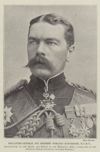 Brigádní generál Sir Herbert Horatio Kitchener, KCMG od English Photographer